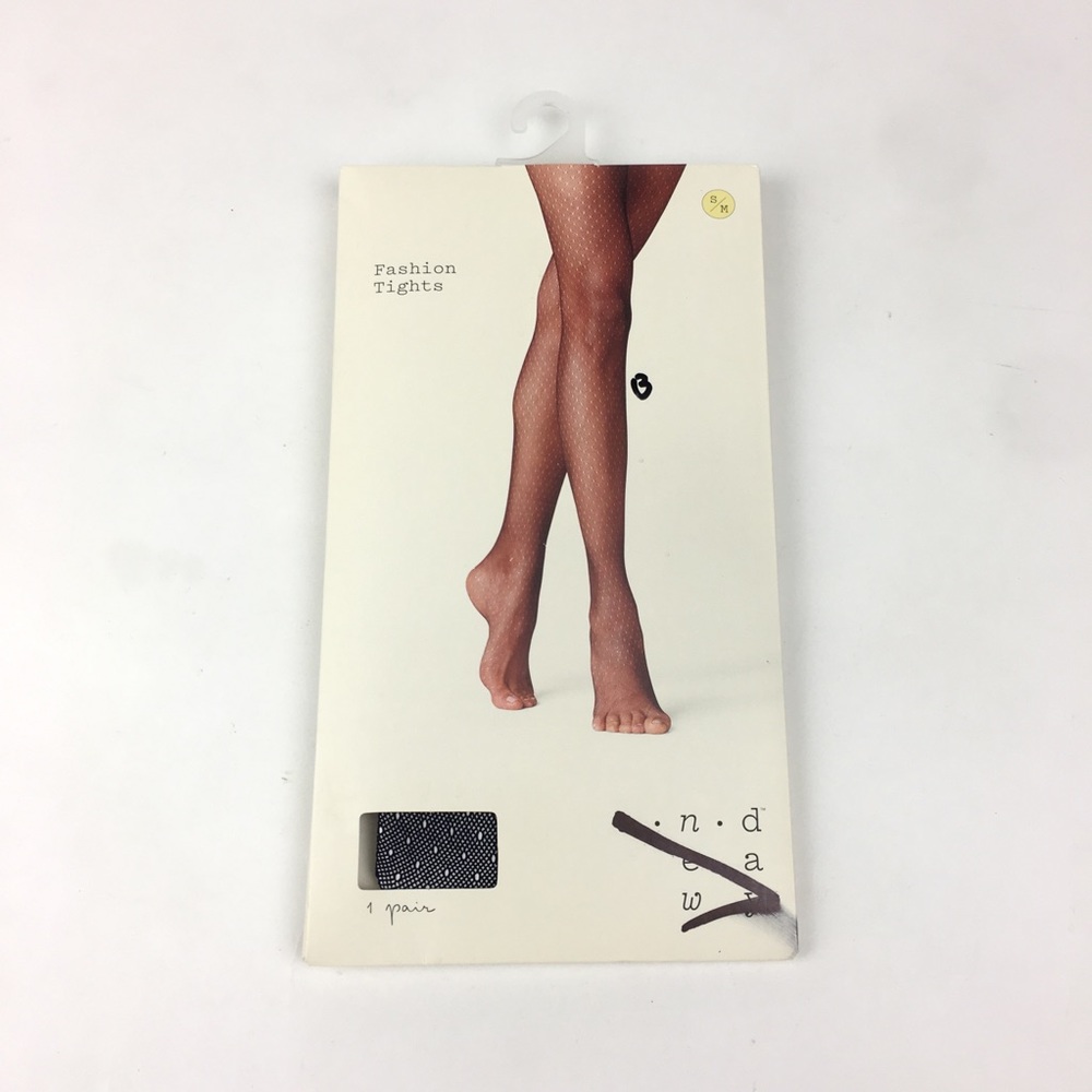 Fashion Tights Ebony Black‎ Small Med Fishnet Style